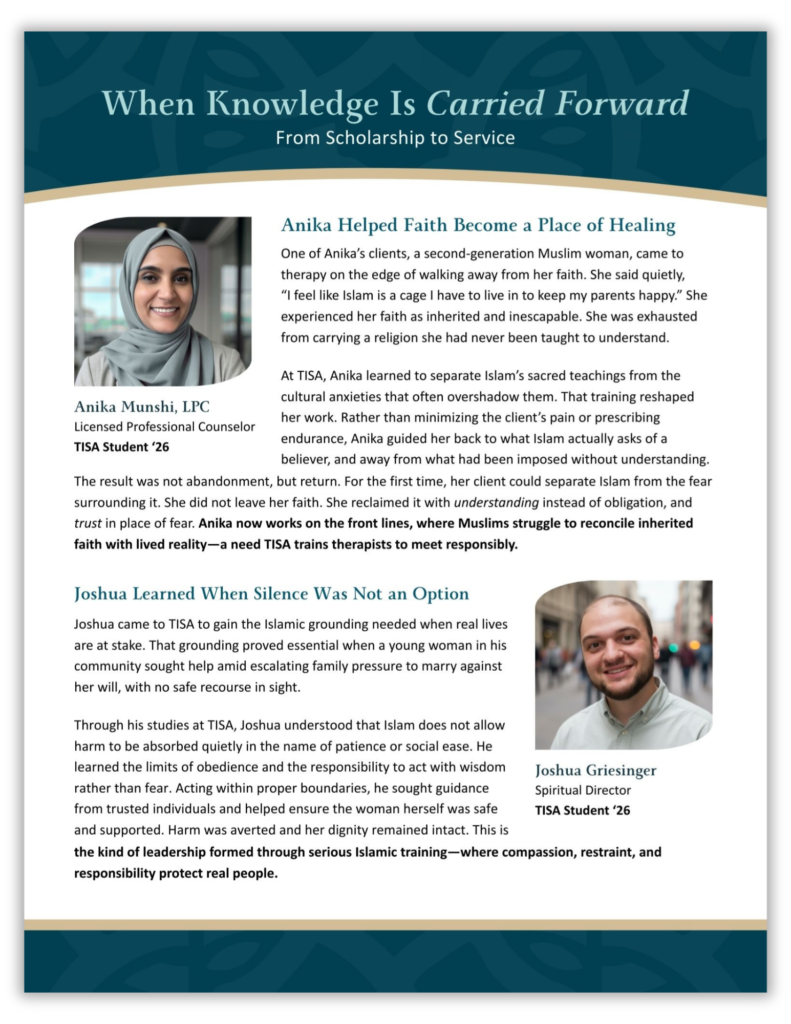 TISA Ramadan 2026 Insert - Page 1