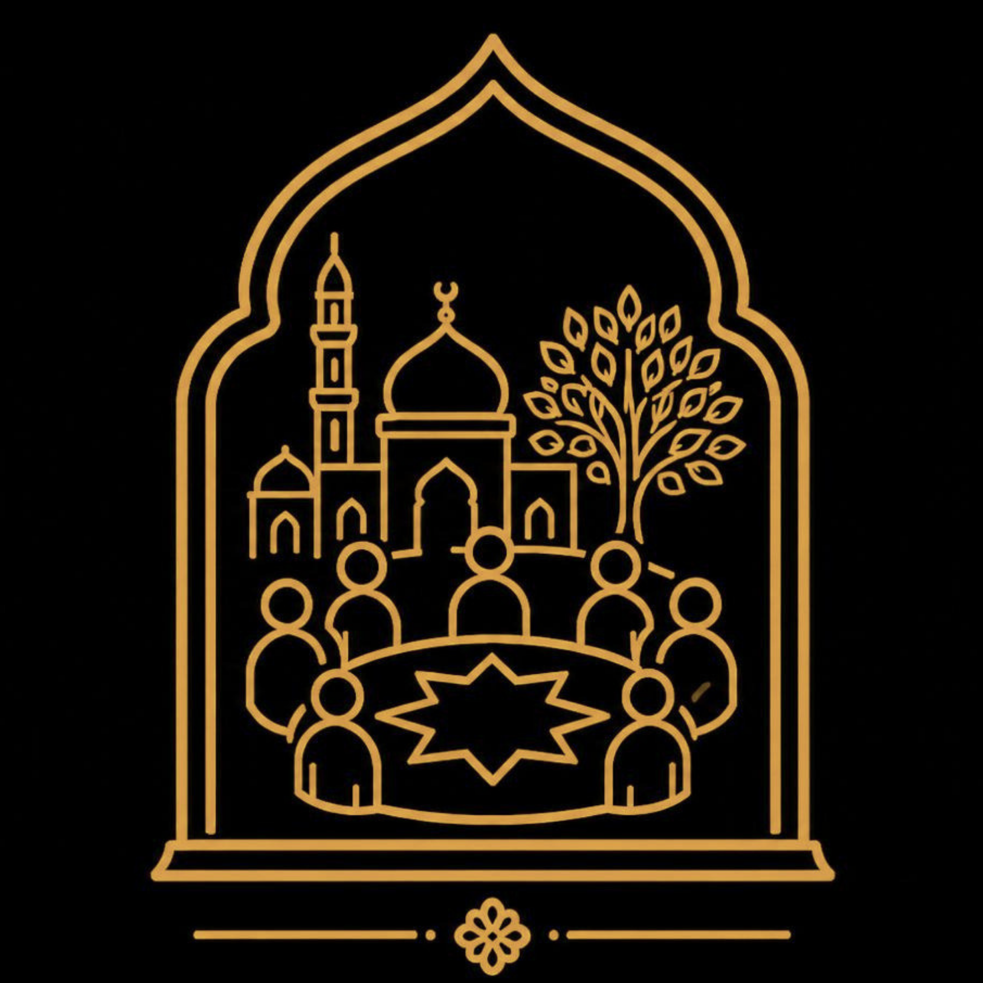 Muslim community icon